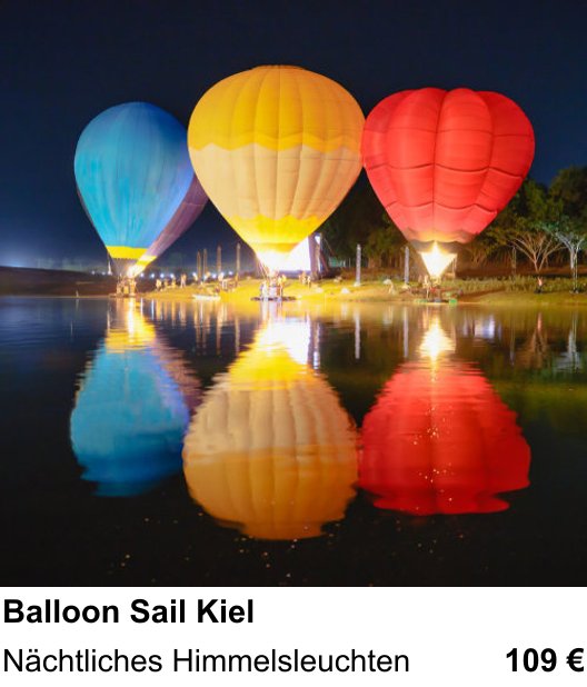 Abwechslungsreicher Foto-Workshop: Balloon Sail Kiel – Nächtliches Himmelsleuchten