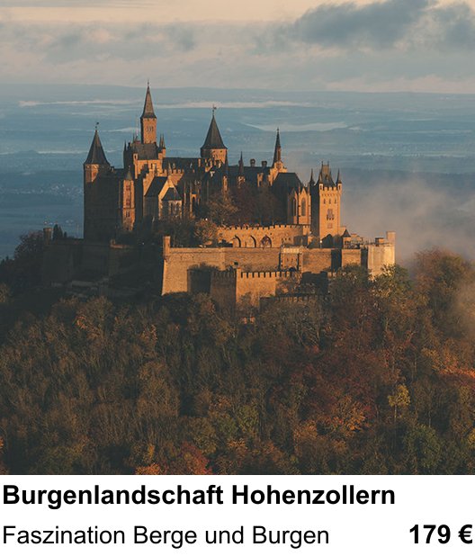 Abwechslungsreicher Foto-Workshop: Burgenlandschaft Hohenzollern – Faszination Berge und Burgen