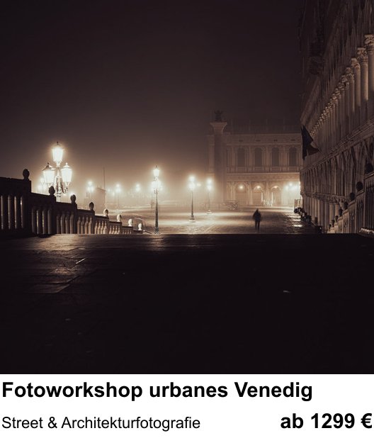 Abwechslungsreicher Foto-Workshop: Fotoworkshop urbanes Venedig – Street & Architekturfotografie