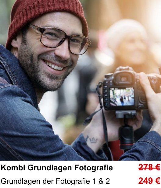 Kamera-Grundlagen als Komplettkurs als Fotoworkshop in Frankfurt