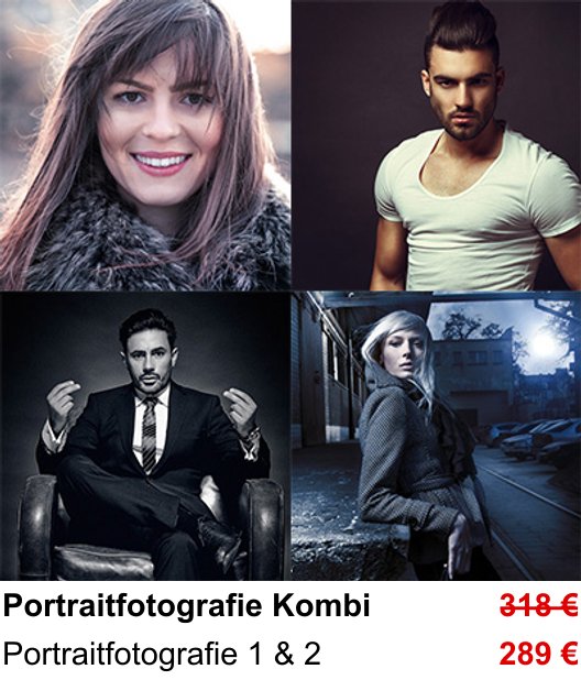 Portraitfotografie Kombi als Fotoworkshop in Frankfurt