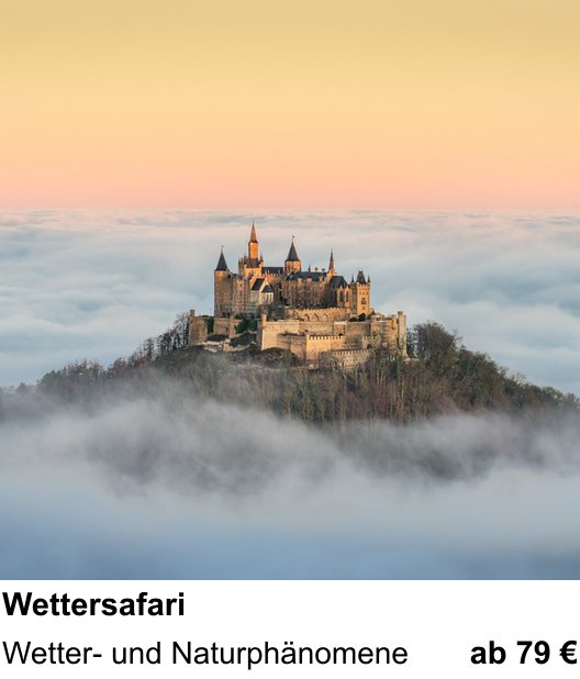 Abwechslungsreicher Foto-Workshop: Wettersafari – Wetter- und Naturphänomene